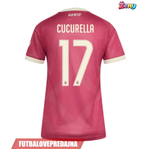 Lacne Ženy Futbalové dres Real Madrid Marc Cucurella #17 2026-27 Krátky Rukáv - Tretina